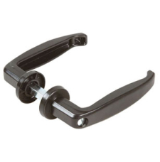 POIGNÉE NOIR POUR PORTE MÉTALLIQUE AVEC VIS 435.