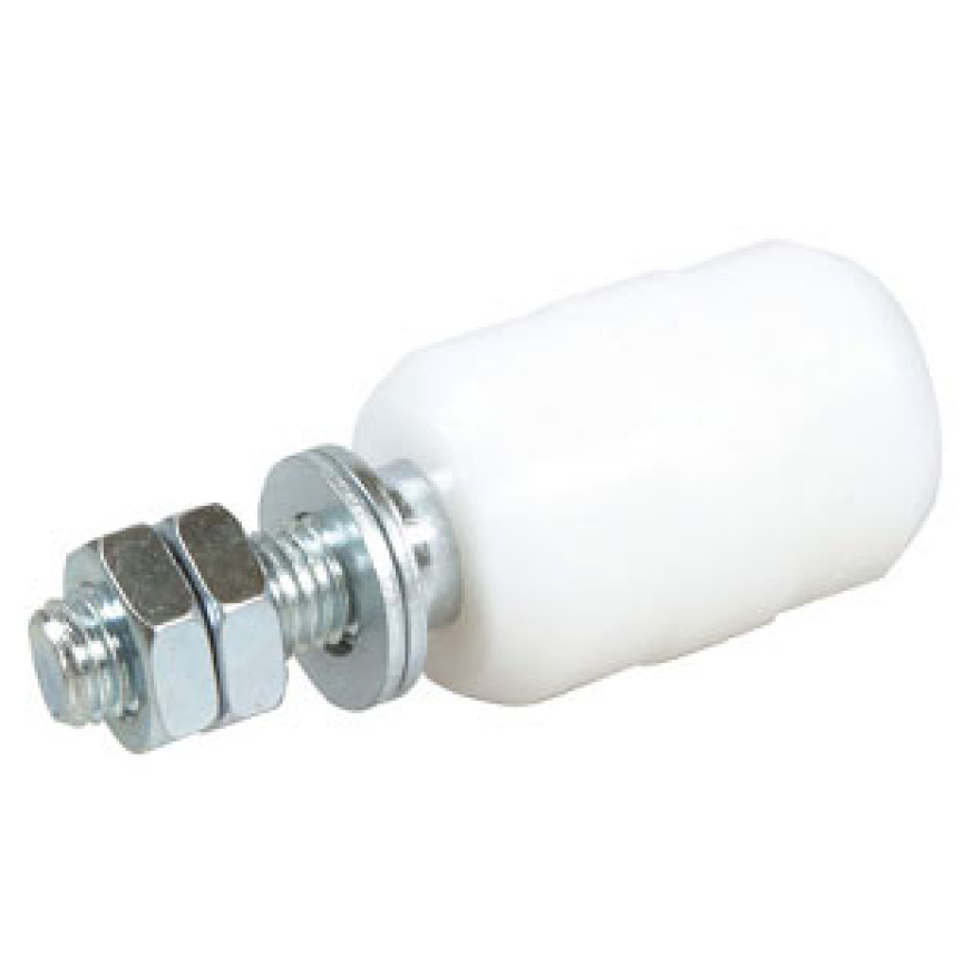 ROULEAU GUIDE NYLON POUR PORTAILS COULISSANTS.