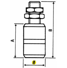 ROULEAU GUIDE NYLON POUR PORTAILS COULISSANTS.