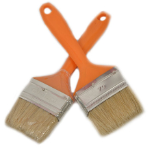 PINCEAU PLAT MANCHE PLASTIQUE